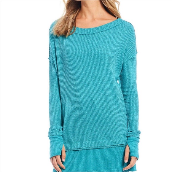 Free People Tops - We the free free people waffle top long sleeve NWT